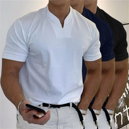 Heren - Slim Casual T-shirt - Ademend Materiaal - Businesswear - MODERN UITSTRALING
