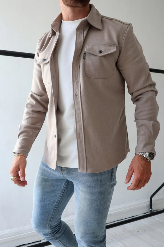 Overshirt - Men - Knopen - Voorzakken - Casual Overlaag