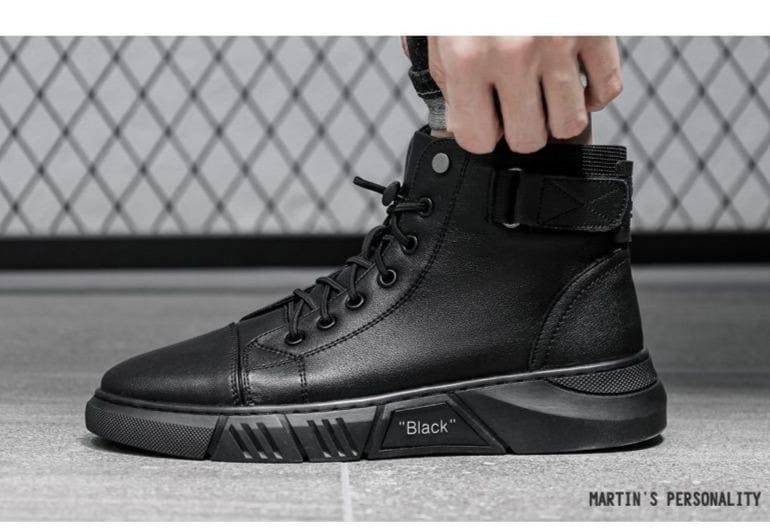 Leren Schoenen - Heren - Zwart Leer - Allround Leren