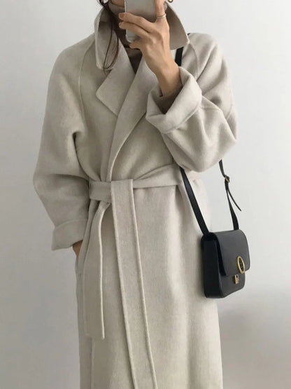 Lange Jas - Dames - Wolblend - Winterjas - Chic Jas