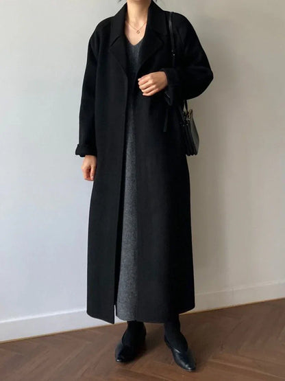 Lange Jas - Dames - Wolblend - Winterjas - Chic Jas