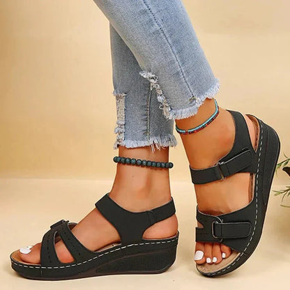 Comfort sandalen voor dames met voetondersteuning en verstelbare pasvorm – MAELA SUPPORT
