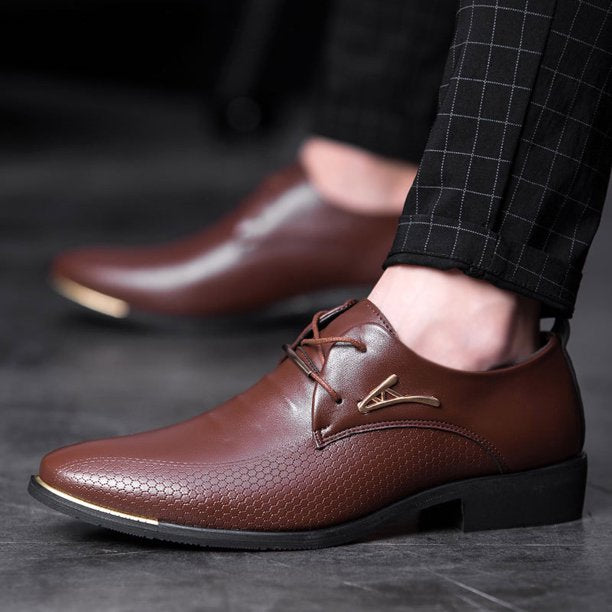 Geklede Oxford - Heren - Leer - Zakelijk Leer - Elegante Oxford