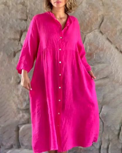 Overhemdjurk - Dames - Losse Pasvorm - Casual Outfit - Mariele