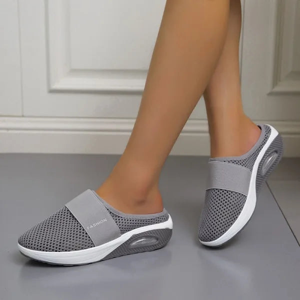 Vrouwen - Slip-On Wandelschoenen - Ademend Mesh - Orthopedische Sneakers - Comfortabel Stappers