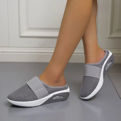 Vrouwen - Slip-On Wandelschoenen - Ademend Mesh - Orthopedische Sneakers - Comfortabel Stappers
