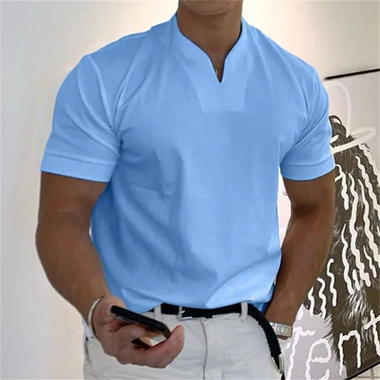 Heren - Slim Casual T-shirt - Ademend Materiaal - Businesswear - MODERN UITSTRALING