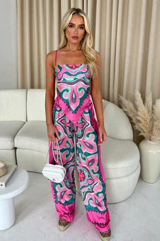 Vloeiende Jumpsuit - Dames - Ademend Materiaal - Zomermode - LUCAS EDGE