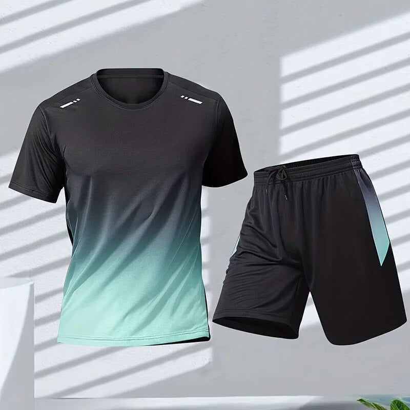 Heren Sportset Met Ombre Effect Voor Intensieve Workouts – ZACHARY DYNAMO