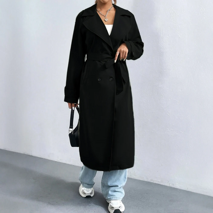 Trenchcoat - Dames - Dubbele Knopen - Chique Jassen - Elara