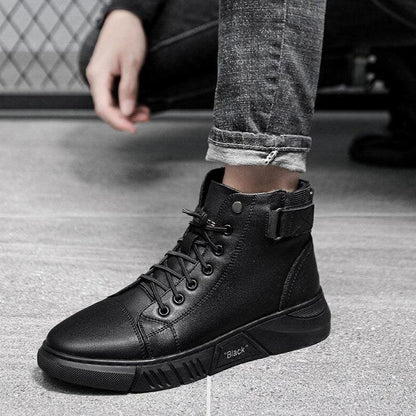 Leren Schoenen - Heren - Zwart Leer - Allround Leren
