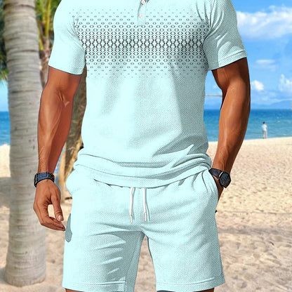 Heren - 2-delige Zomersportset - Sneldrogende Meshstof - Actieve Kleding - ZOMERSET COMFORT