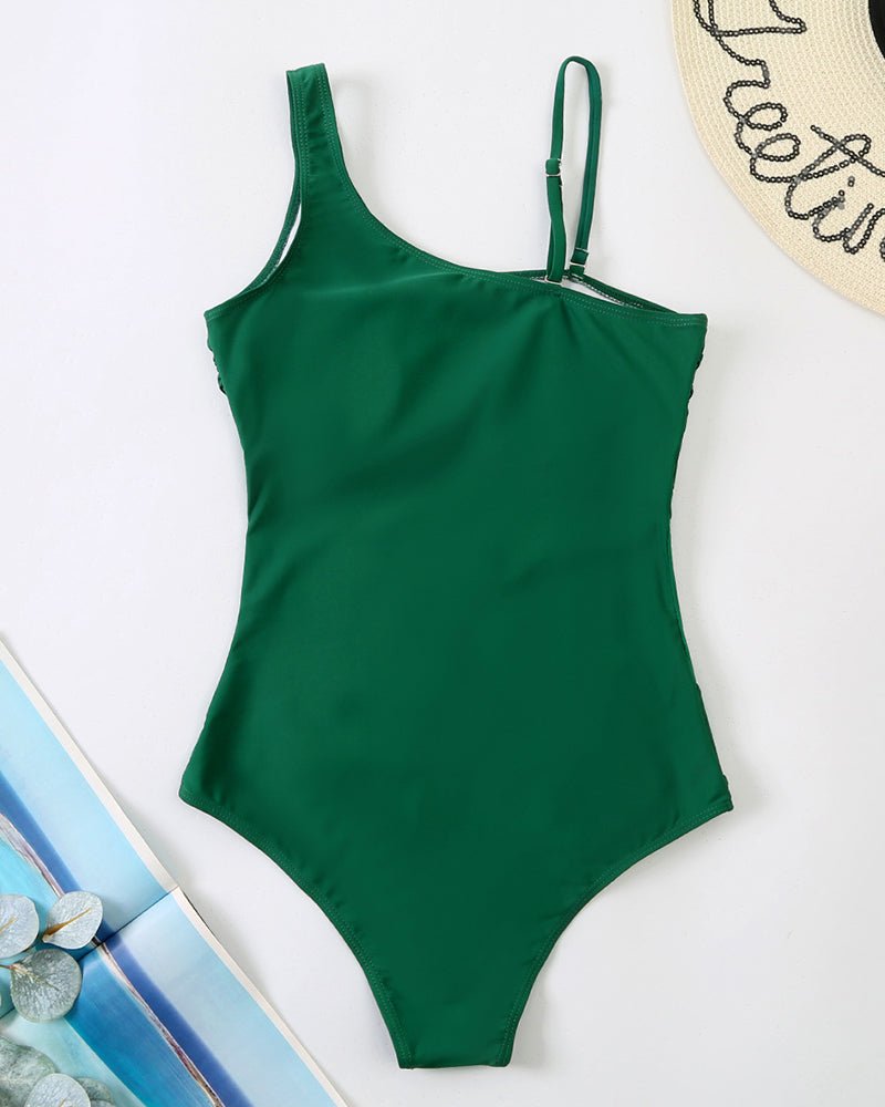 Badpak - Dames - Chinlon en Spandex - Badmode - Eenvoudig Elegant