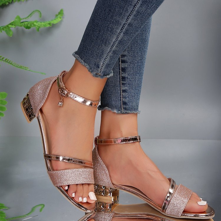 Sandalen - Vrouwen - Glitter - Glitter Sandaalen - Glam Flare