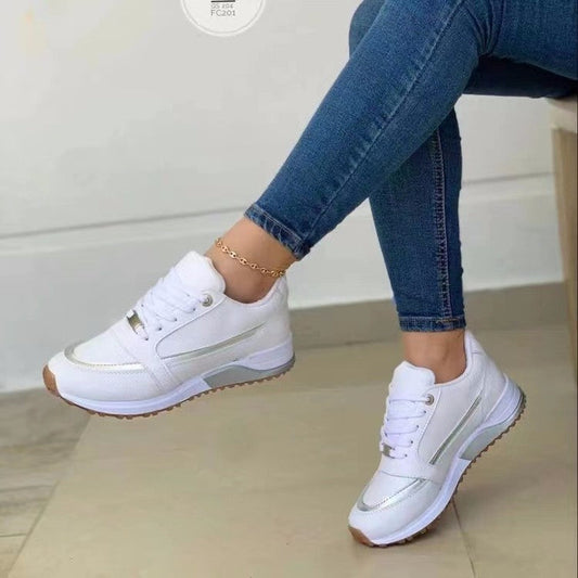 Sneakers - Dames - Platte Zool - Comfort - Stijl Sneaker