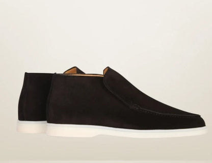 Loafers - Heren - Suède - Suede Loafers - Tijdloze Stijl