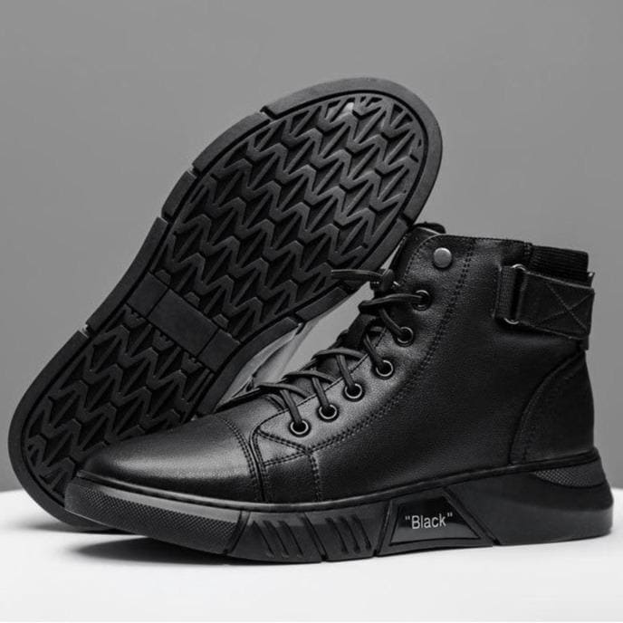 Leren Schoenen - Heren - Zwart Leer - Allround Leren