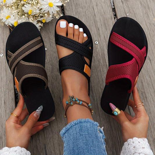 Vrouwen - Mesh Sandalen - Lichtgewicht Ademend Materiaal - Zomer Comfort - ZONNIGE STAP