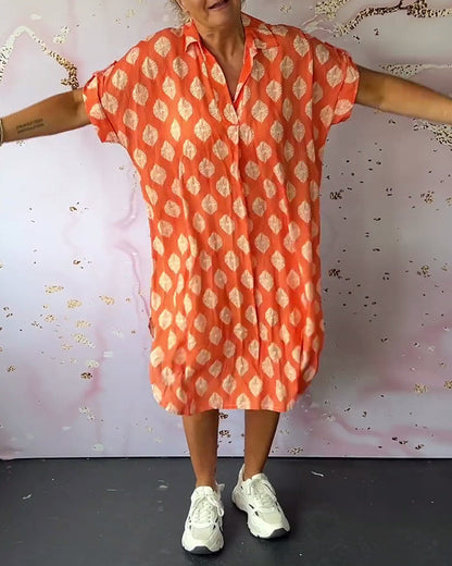 Dames - Zomerjurk - Luchtige Pasvorm - Elegante Stijl - MODERNE ZOMER
