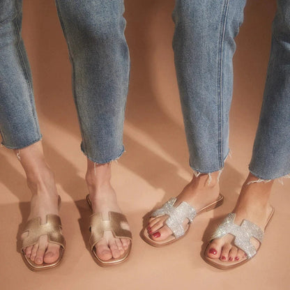 Zachte en stijlvolle dames slippers met memory foam – VELVANA SLIDE