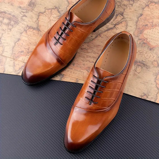 Veterschoenen - Heren - Leer & Comfort - Zakelijk - Elegant