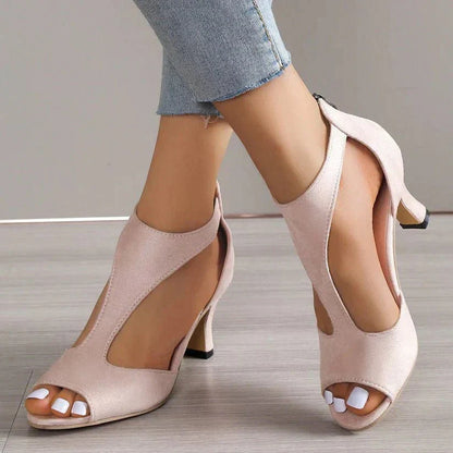 Elegante dames sandalen met comfortabele hak en zachte zool – AURELIA HEEL