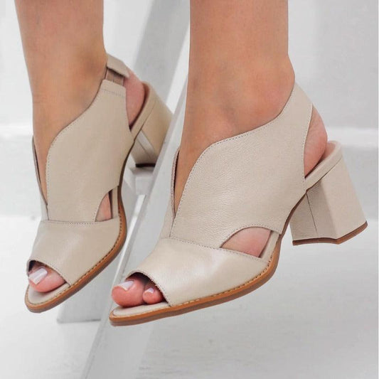 Trendy dames sandalen met cut-out design en open hiel – ZAYLA BREEZE