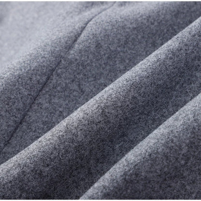 Jas - Dames - Wolblend Hoge Kraag - Wolblend Jas - Chique