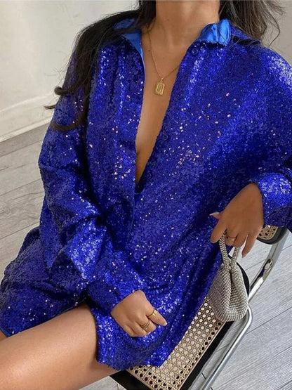 Glamoureuze glitter jurk voor speciale gelegenheden – Lumiara Spark