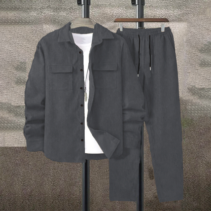 Heren Tweed Set - Men - Zachte Stoffen - Herfstlook - Herfst