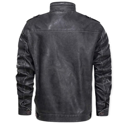 RAPHAEL – Leren jack met ritssluiting voor een stoere en tijdloze look