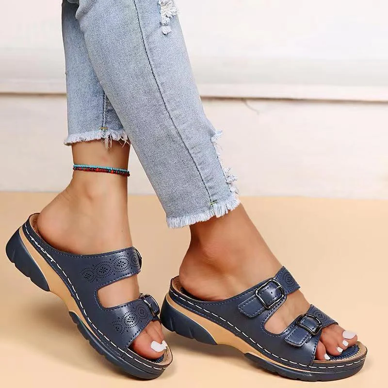Vrouwen - Orthopedische Slip-On Sandalen - Comfortabele Demping - Zomerschoenen - Zomercomfort