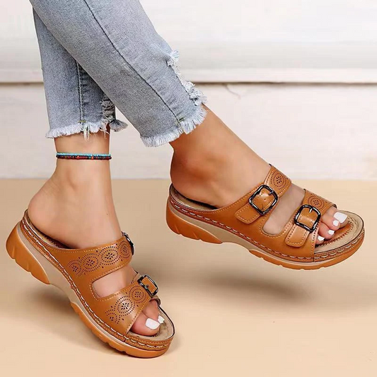 Vrouwen - Orthopedische Slip-On Sandalen - Comfortabele Demping - Zomerschoenen - Zomercomfort