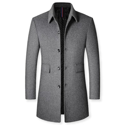 RILEY – Slim fit jas met knoopsluiting voor een elegante en moderne look