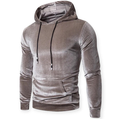 LENNOX - Luxe fluwelen fleece hoodie met zacht comfort