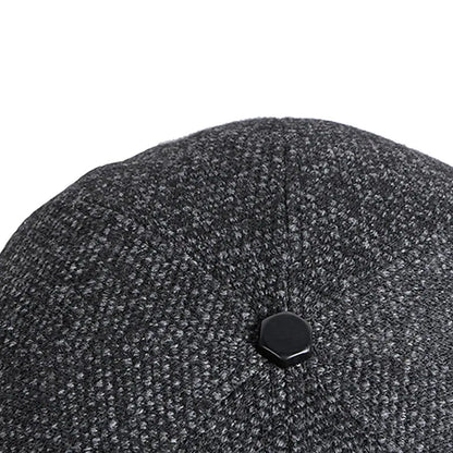 CLAUDE - Vintage tweed platte pet met tijdloze charme