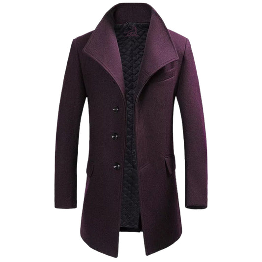 Milton - Winterjas met Knoopsluiting voor een Tijdloze Look