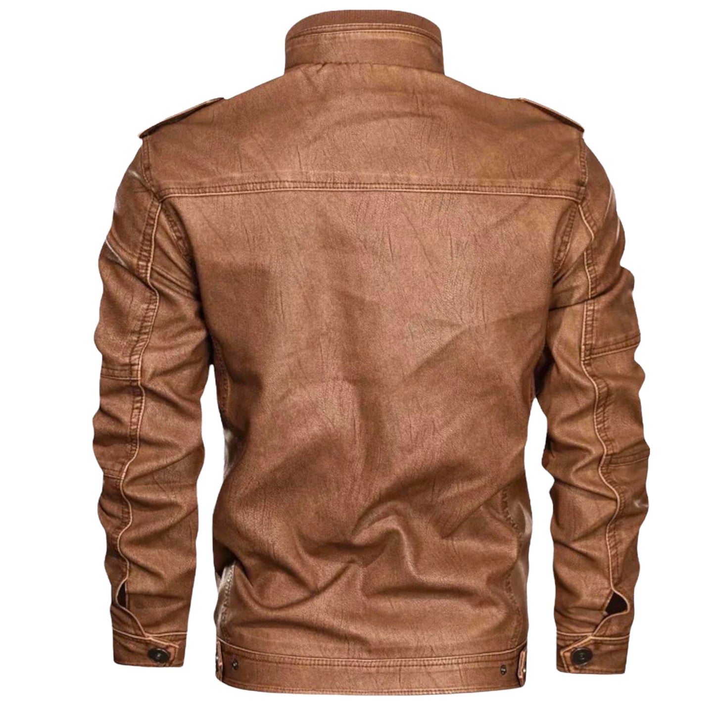 RAPHAEL – Leren jack met ritssluiting voor een stoere en tijdloze look