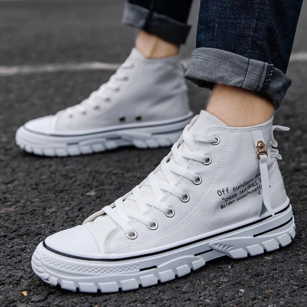 Casual Sneaker - Heren - Canvas - Hoog Canvas - Casual Hoog