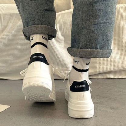Casual Schoenen - Vrouwen - Dikke Zool - Witte Schoenen - NOVA