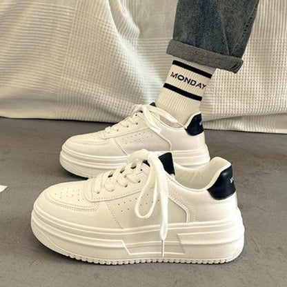 Casual Schoenen - Vrouwen - Dikke Zool - Witte Schoenen - NOVA