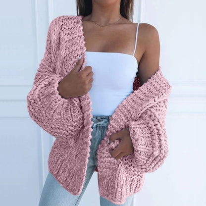 Oversized Vest - Women - Handgebreid - Chunky Vest - Knus