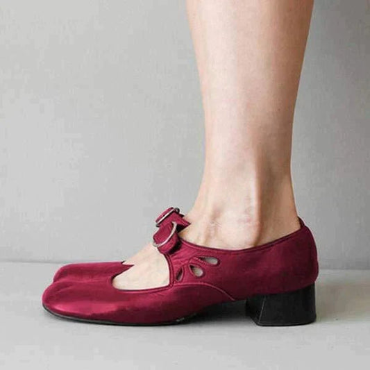 Vrouwen - Vintage Leren Sandalen - Comfortabel Echt Leer - Tijdloze Stijl - INGA