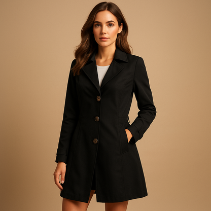 Trenchcoat - Dames - Knoopsluiting - Dames Trenchcoat - NOVA