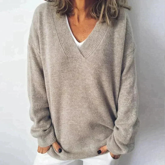 ELYNA – Warme gebreide trui met elegante details en ultiem comfort