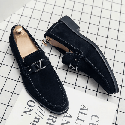 Heren - Loafers - Hoekig Silhouet met Metalen Gesp - Stijlvolle Schoenen - RAFFAELLE