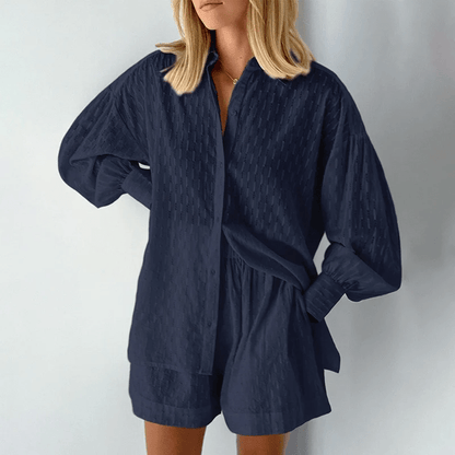 Vrouwen - Tweedelige Zomerset - Comfortabele Stof - Ideaal voor Zomerse Dagen