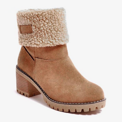 Sneeuwboots - Dames - Suède - Dames Suède Laarzen - Cozy