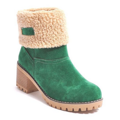 Sneeuwboots - Dames - Suède - Dames Suède Laarzen - Cozy