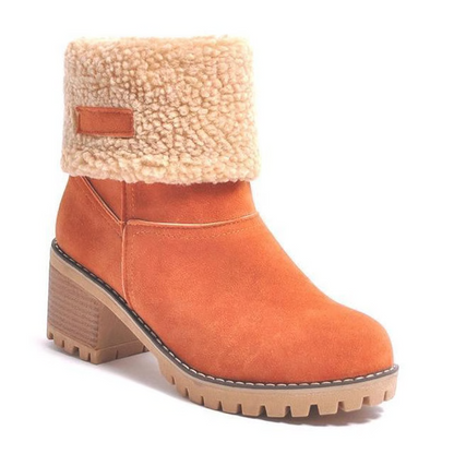 Sneeuwboots - Dames - Suède - Dames Suède Laarzen - Cozy
